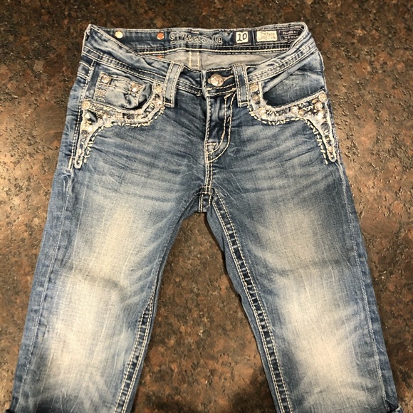 Miss Me girls Capri jeans - Picture 2 of 5